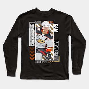 Cam Fowler Paper Poster Version 10 Long Sleeve T-Shirt